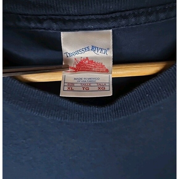 NASCAR Mark Martin #6 Tennessee River T-Shirt, Sz XL, Double Sided, Blue, Roush - Picture 7 of 8